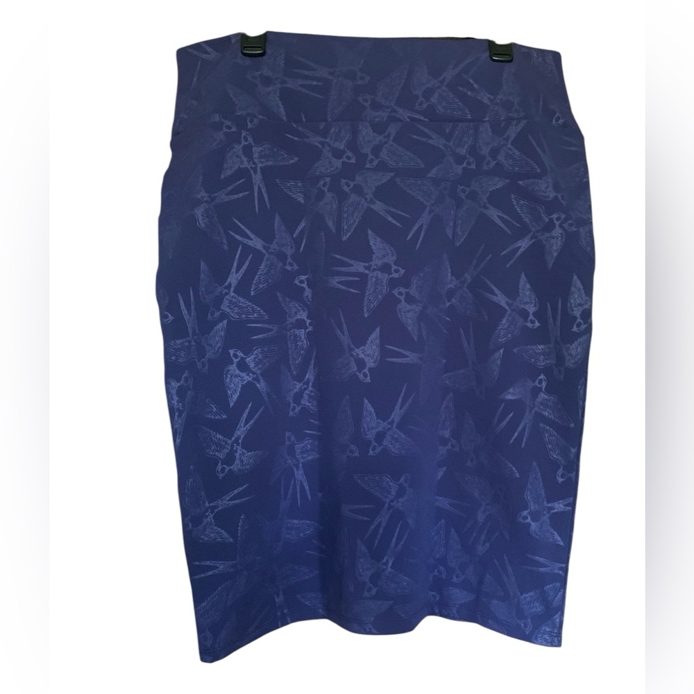 LuLaRoe Bird Print Pencil Skirt